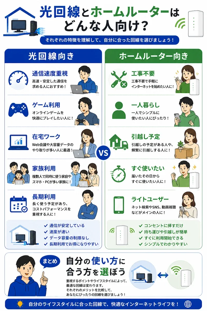 向いている人比較図