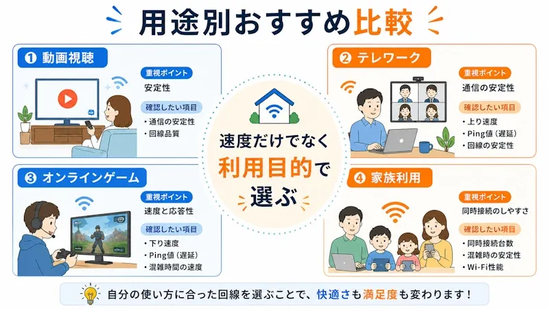 用途別おすすめ比較