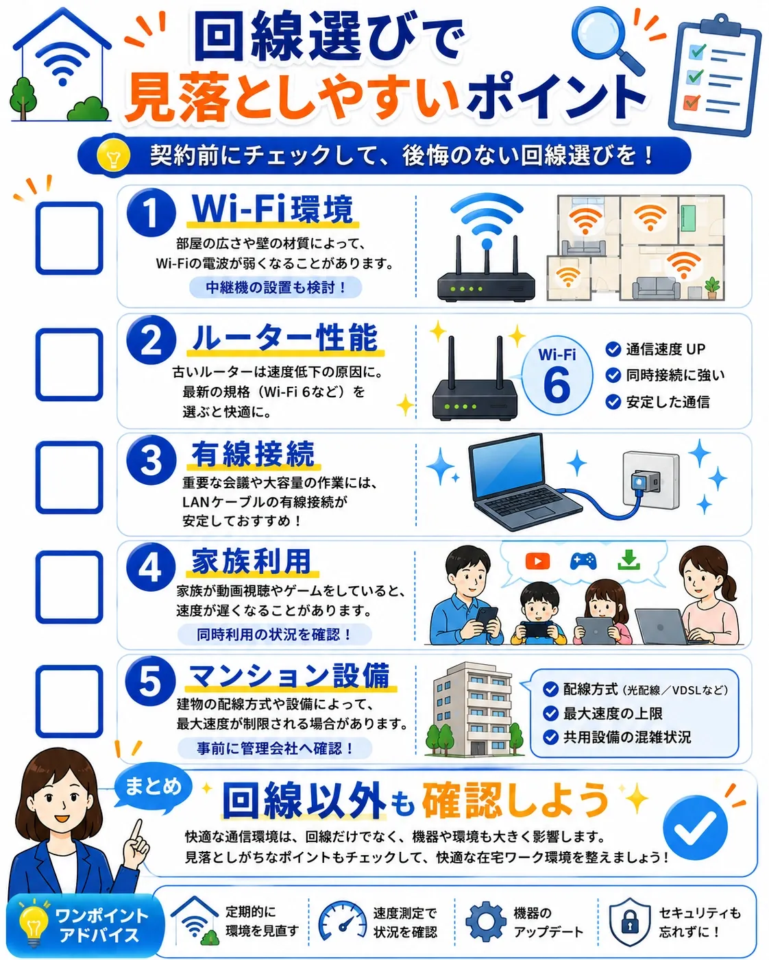 見落としやすいチェックポイント